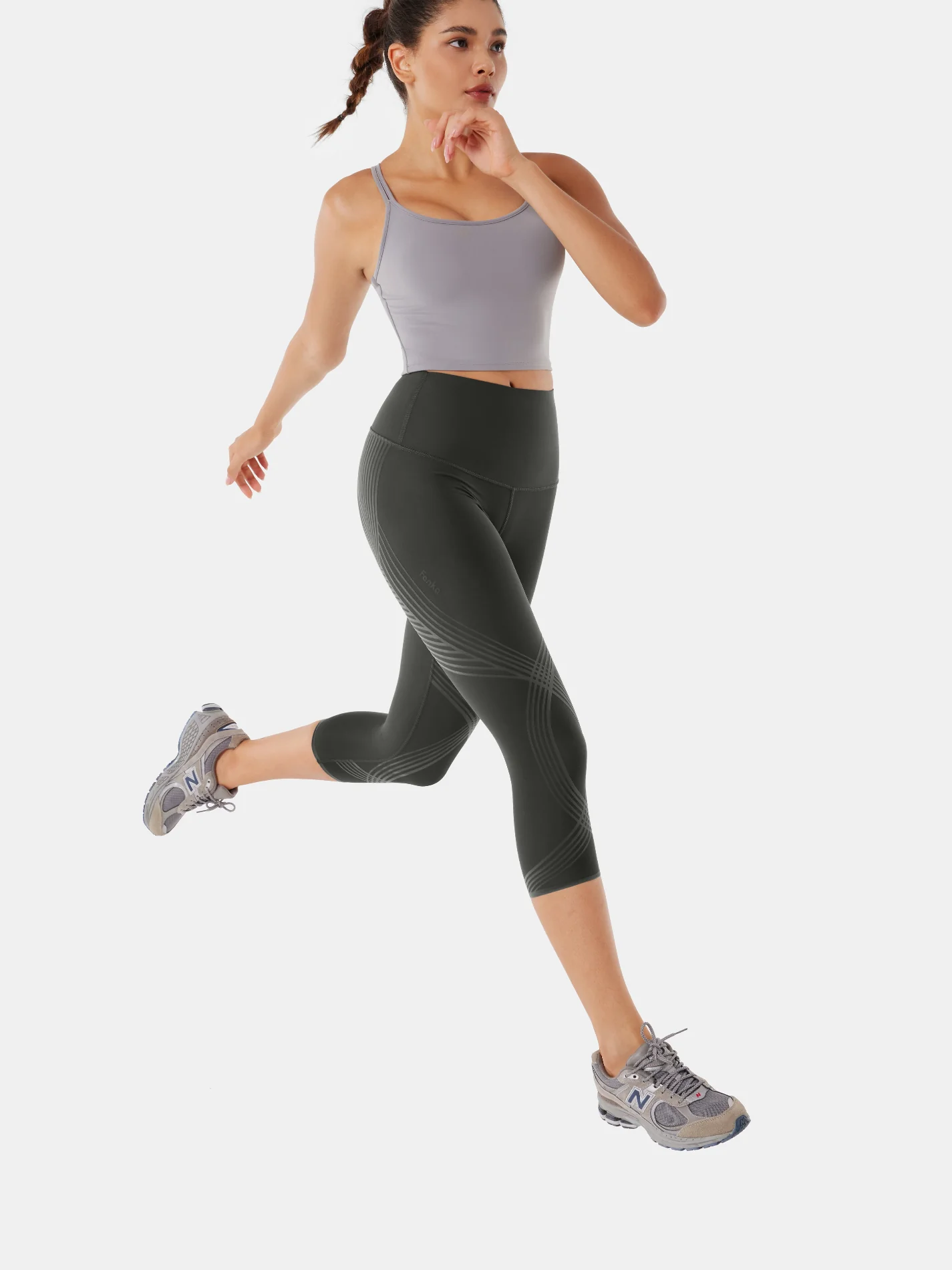 Body Sculpt Capri Leggings (Reversible Wear) - Image 16
