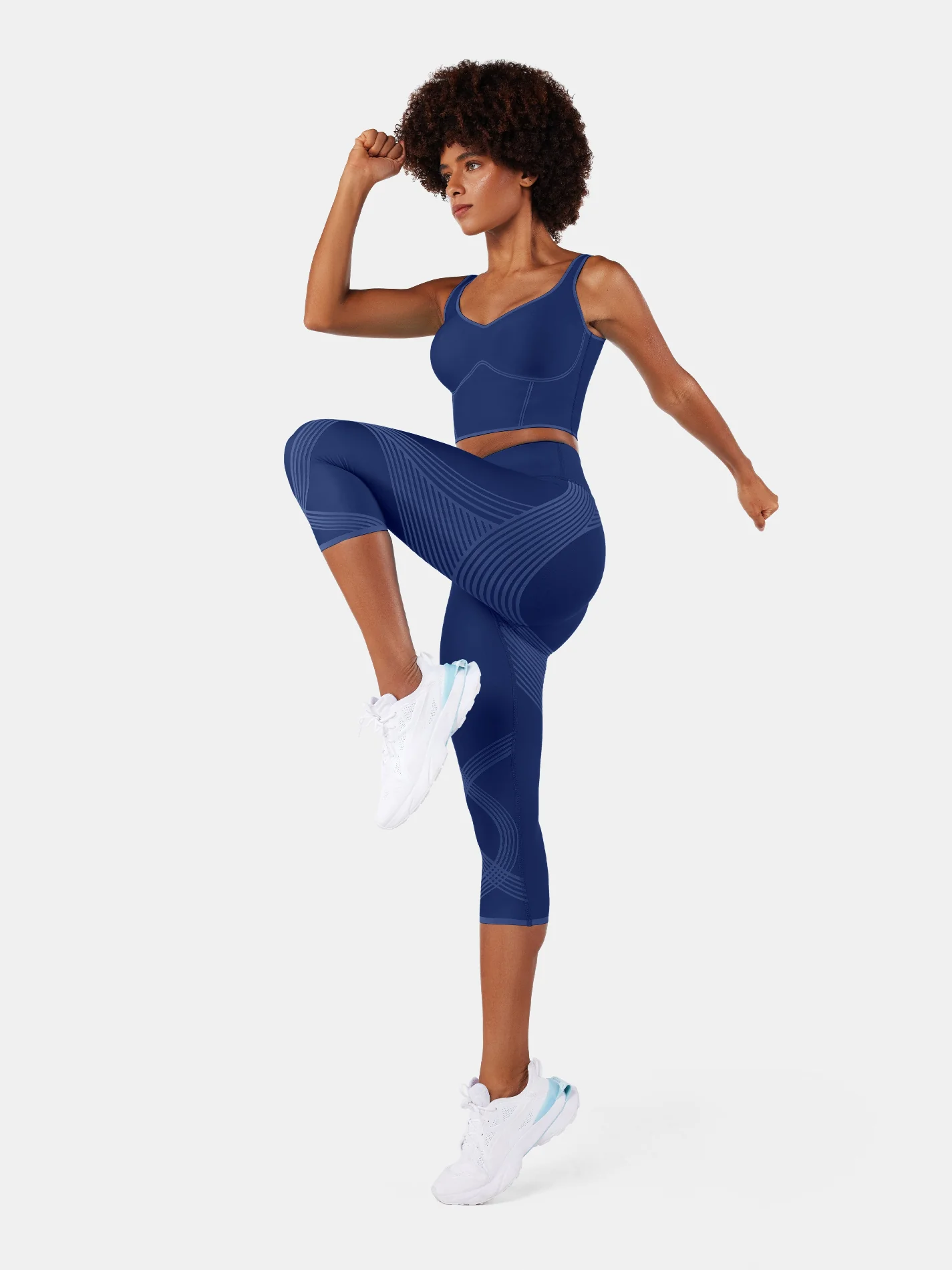 Body Sculpt Capri Leggings (Reversible Wear) - Image 4