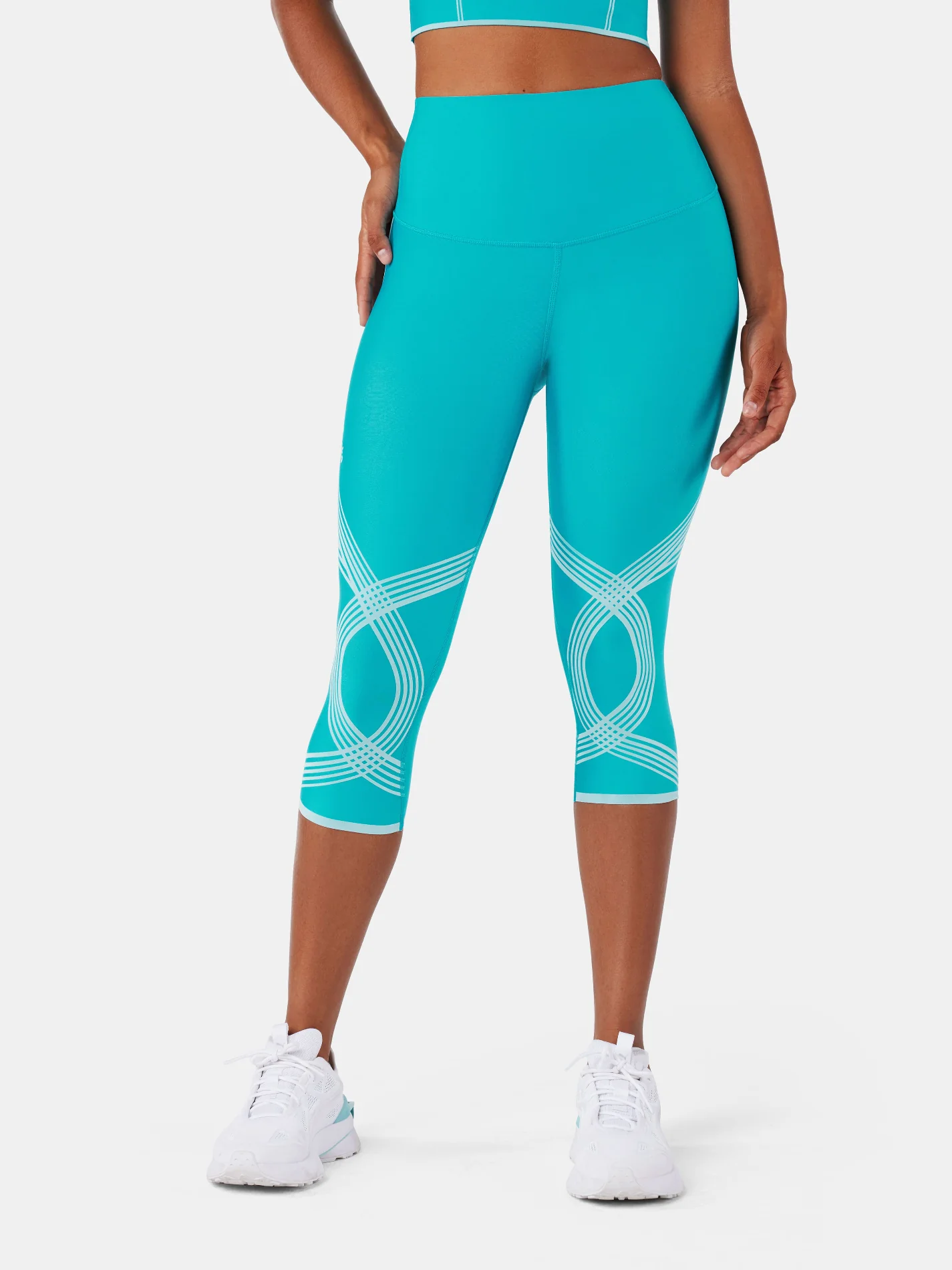 Body Sculpt Capri Leggings (Reversible Wear) - Image 46
