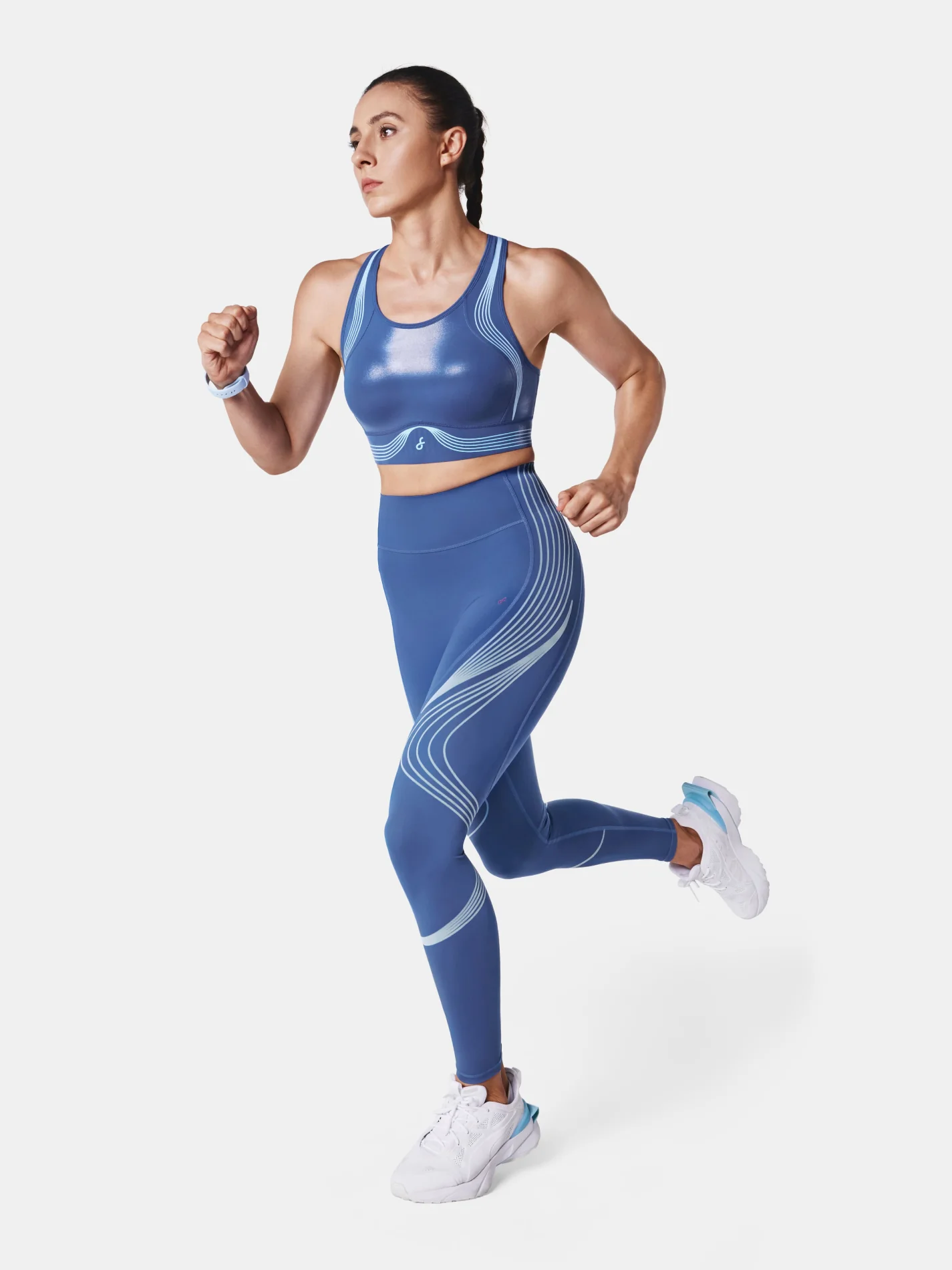 Body Sculpt Glossy Leather Sports Bra - Image 15