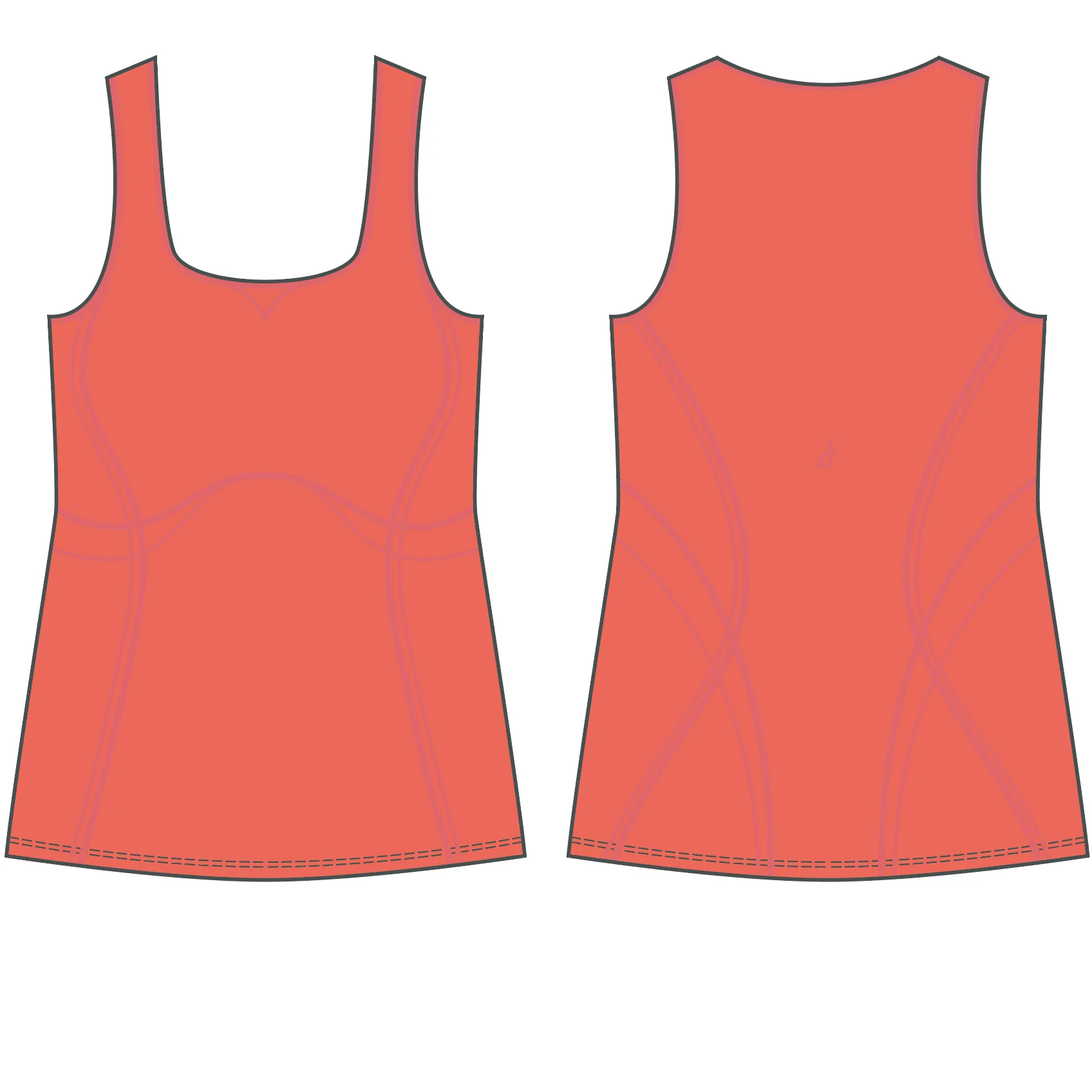 Body Sculpt Long Bra Tank - Image 22