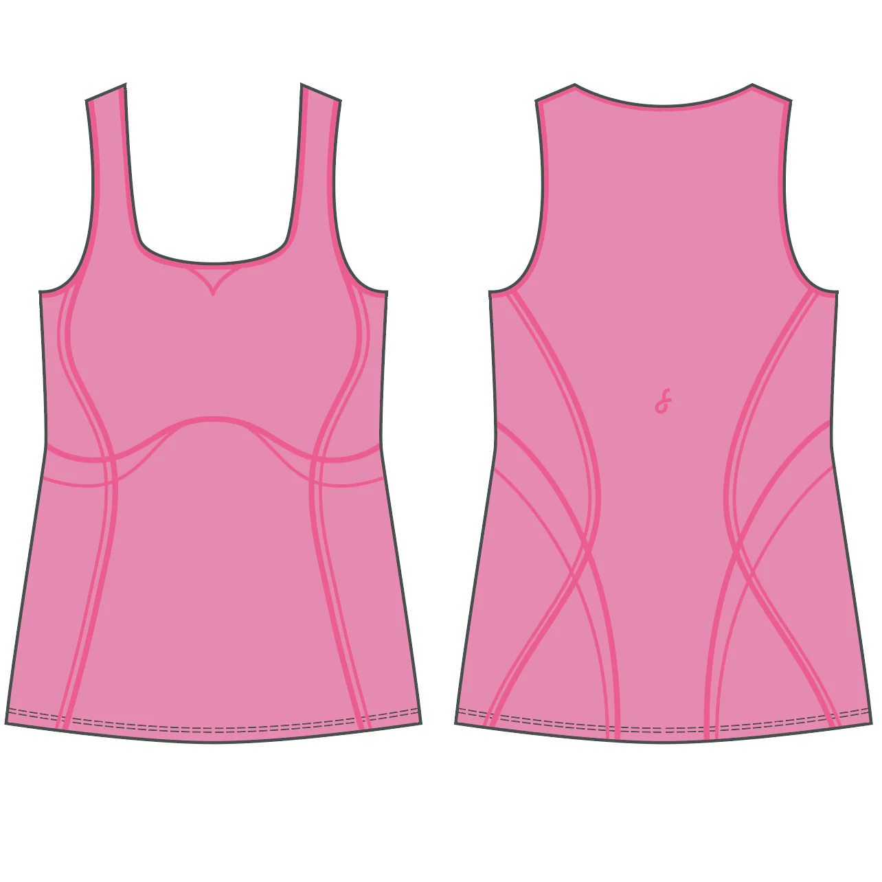 Body Sculpt Long Bra Tank - Image 23