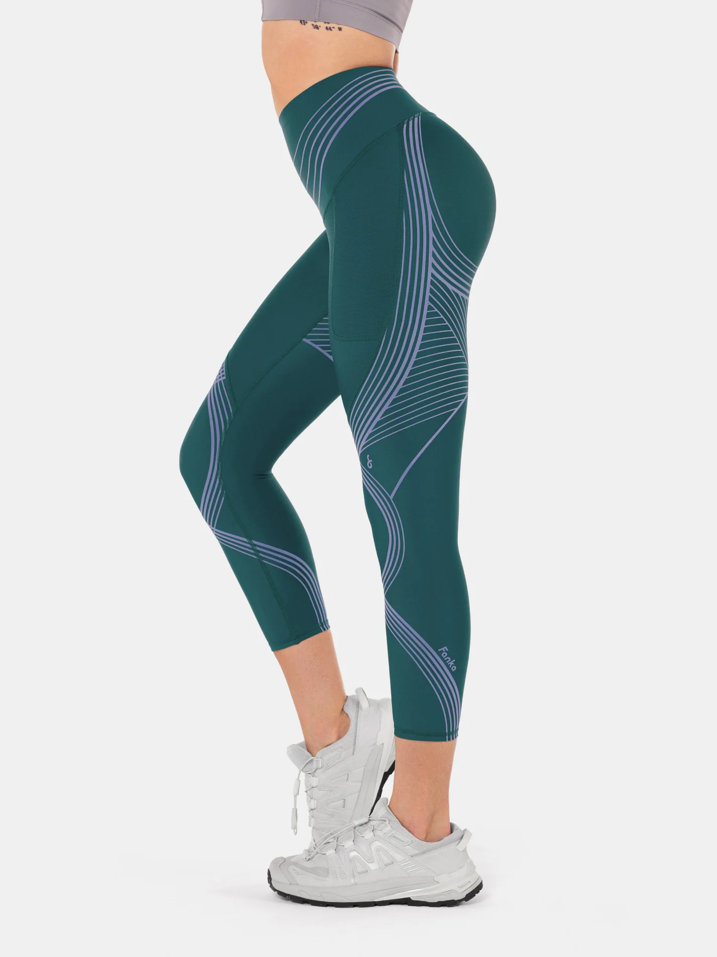 Body Sculpt Side Pocket 7/8 Leggings 2.0 (Reversible Wear) - Image 15