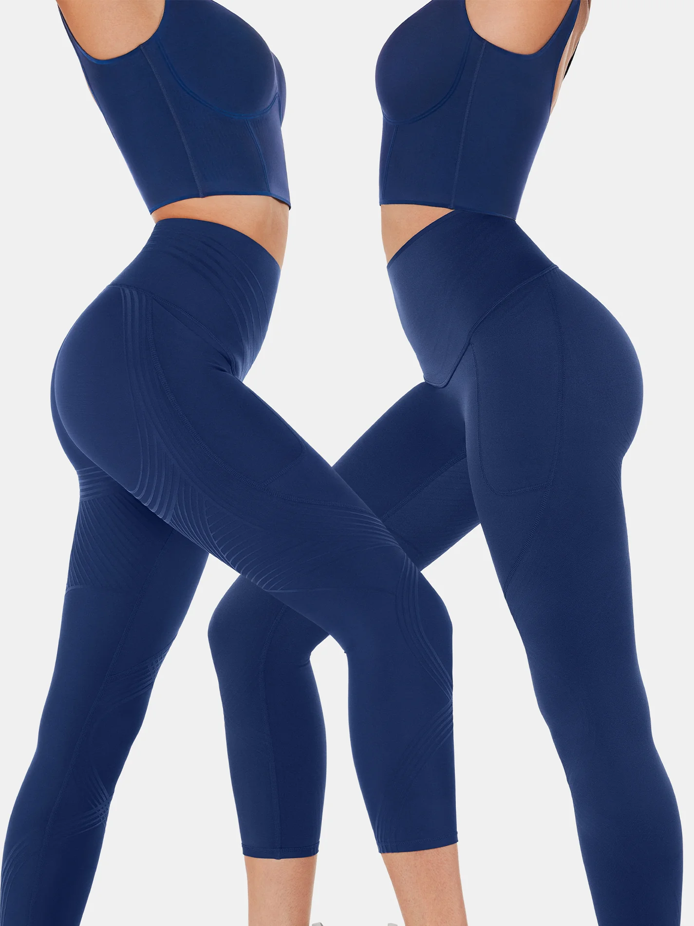 Body Sculpt Side Pocket 7/8 Leggings 2.0 (Reversible Wear) - Image 49