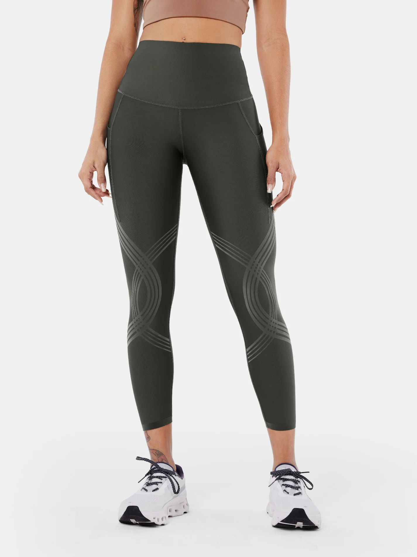 Body Sculpt Side Pocket 7/8 Leggings - Image 8
