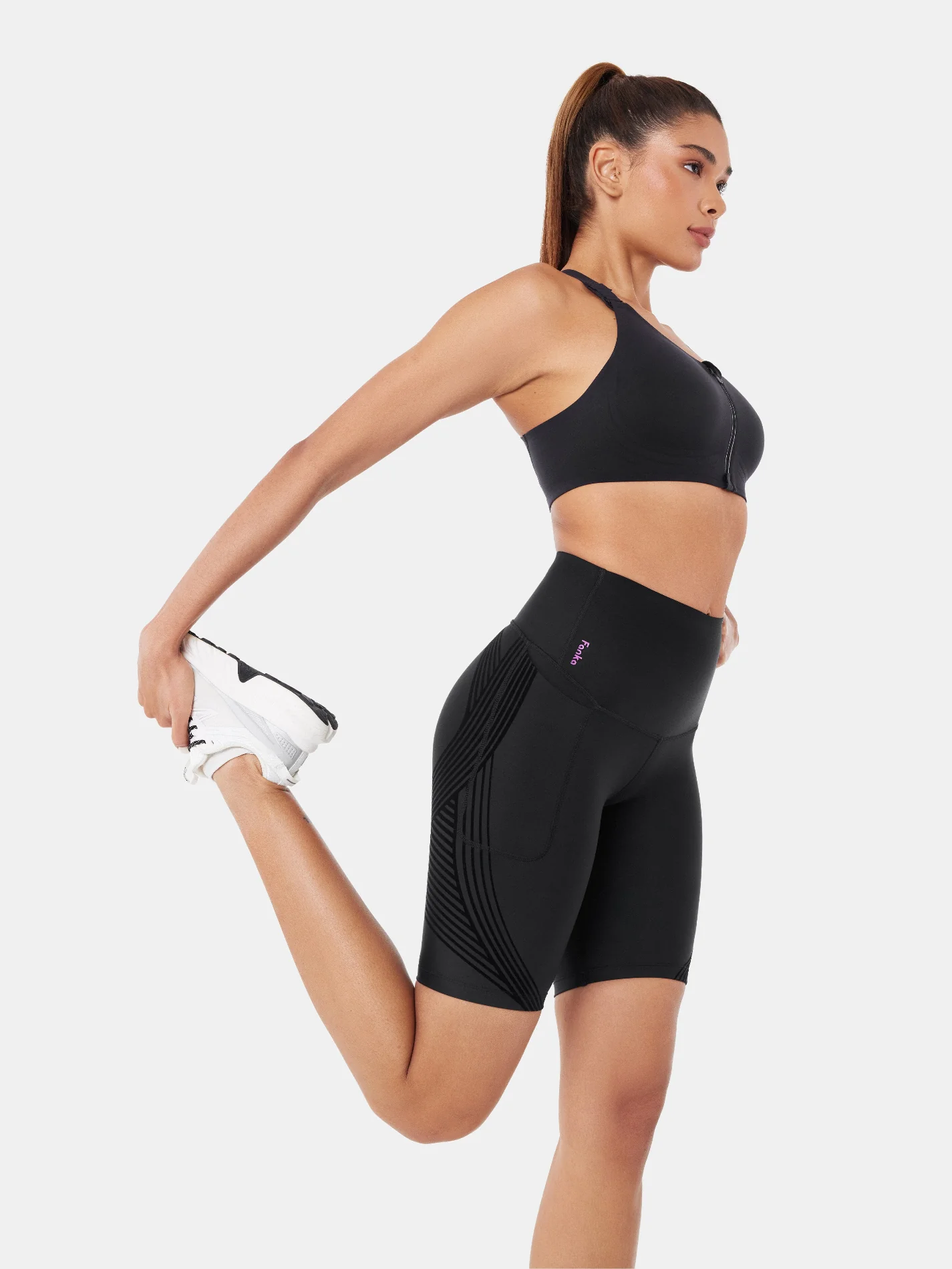 Body Sculpt Side Pocket 9" Biker Shorts (Reversible Wear) - Image 19
