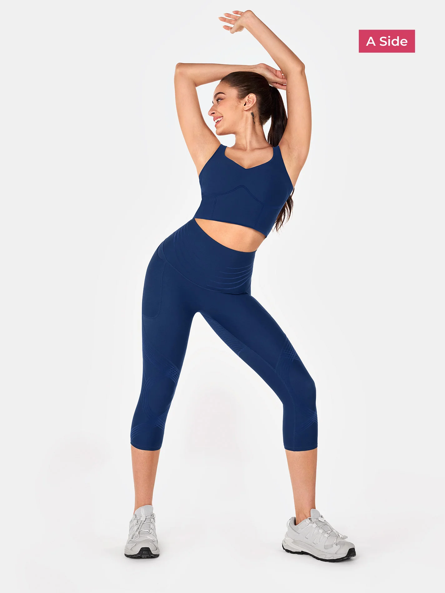 Body Sculpt Side Pocket Capri Leggings - Image 41