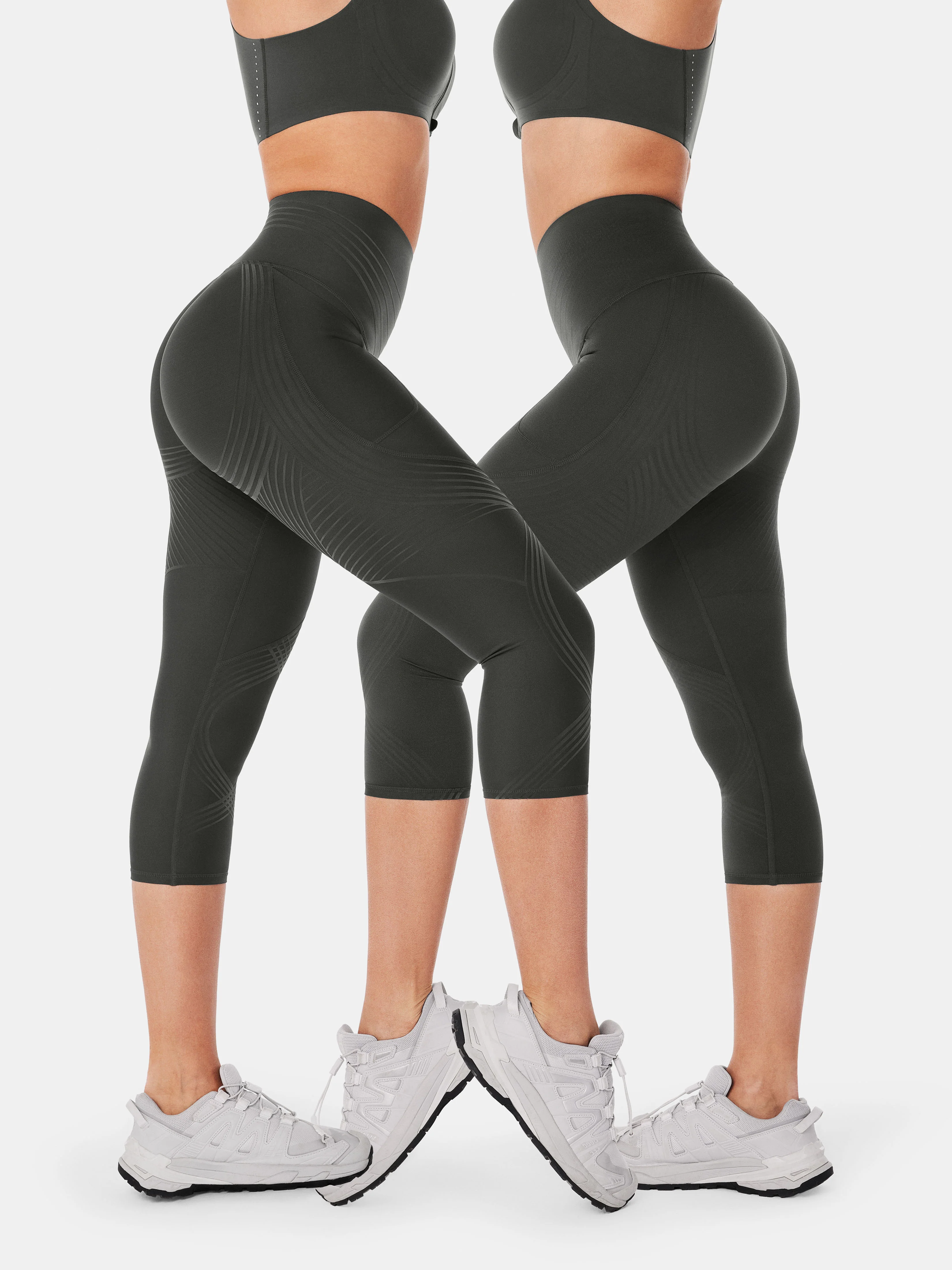 Body Sculpt Side Pocket Capri Leggings - Image 57
