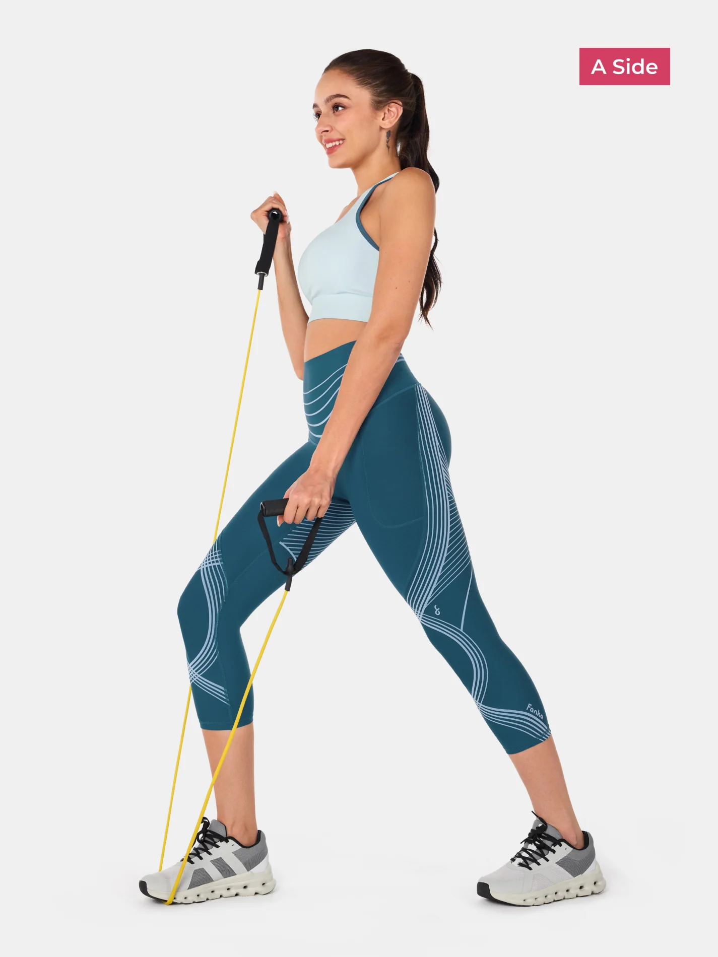 Body Sculpt Side Pocket Capri Leggings 2.0 (Reversible Wear) - Image 38