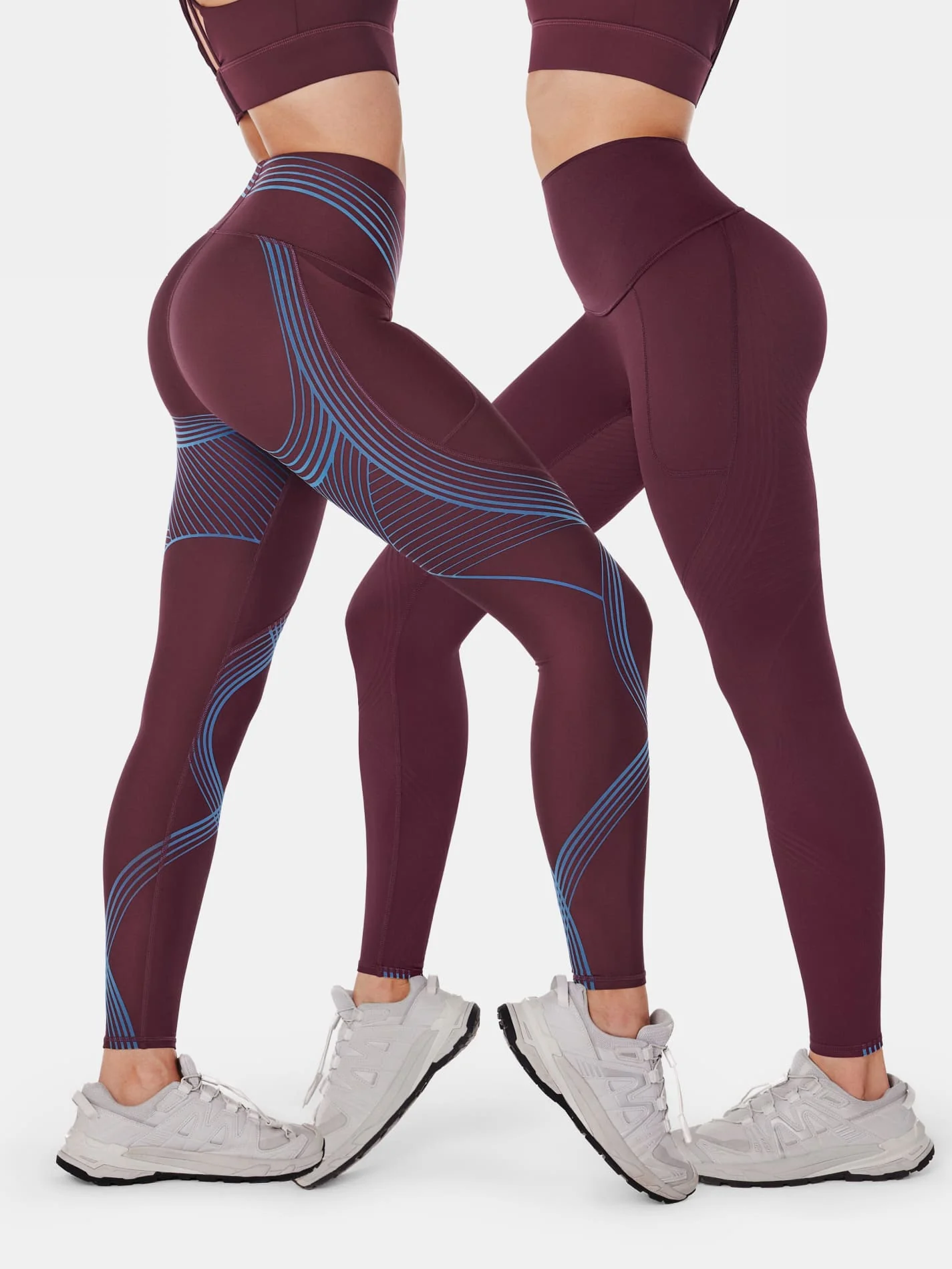 Body Sculpt Side Pocket Leggings 2.0 (Reversible Wear) - Image 15