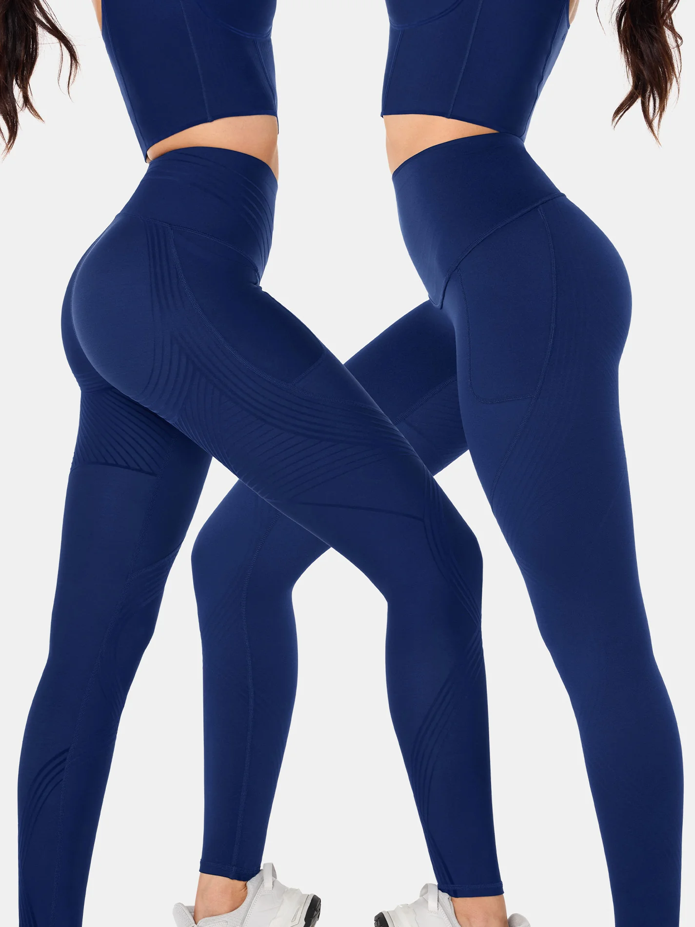 Body Sculpt Side Pocket Leggings 2.0 (Reversible Wear) - Image 34